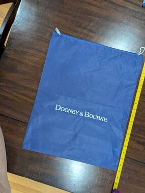 Dooney & Bourke Royal Blue Logo Drawstring Pouch